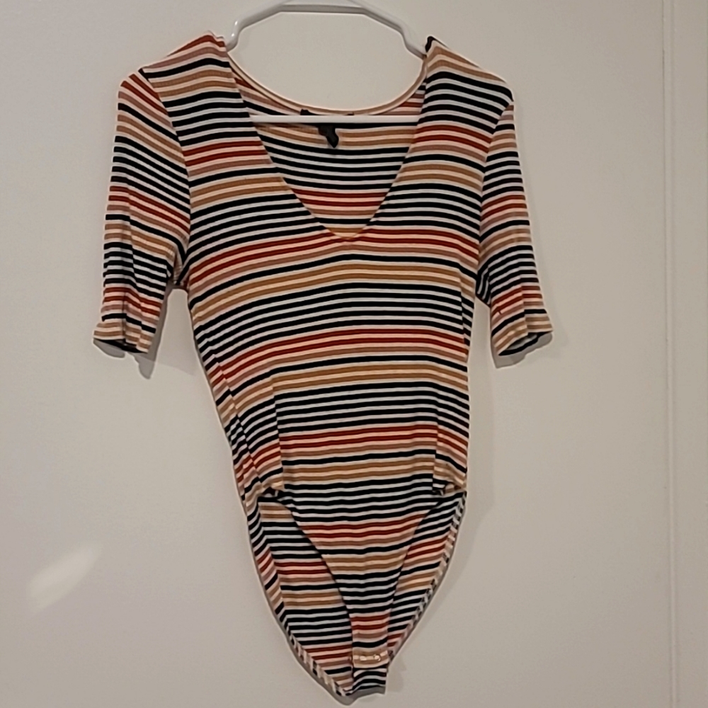 Striped Bodysuit